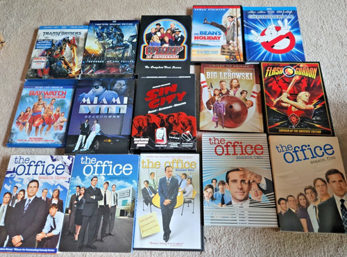 Lot blu rays dvds - &,