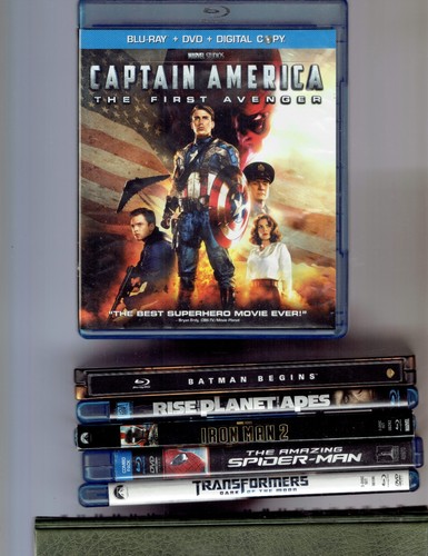 Lot blu ray - 6, dvds